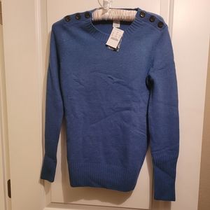 J.Crew Button shoulder sweater